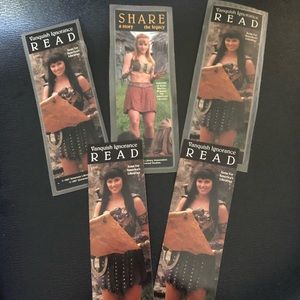 Xena Warrior Princess Rare Library Assn Bookmarks